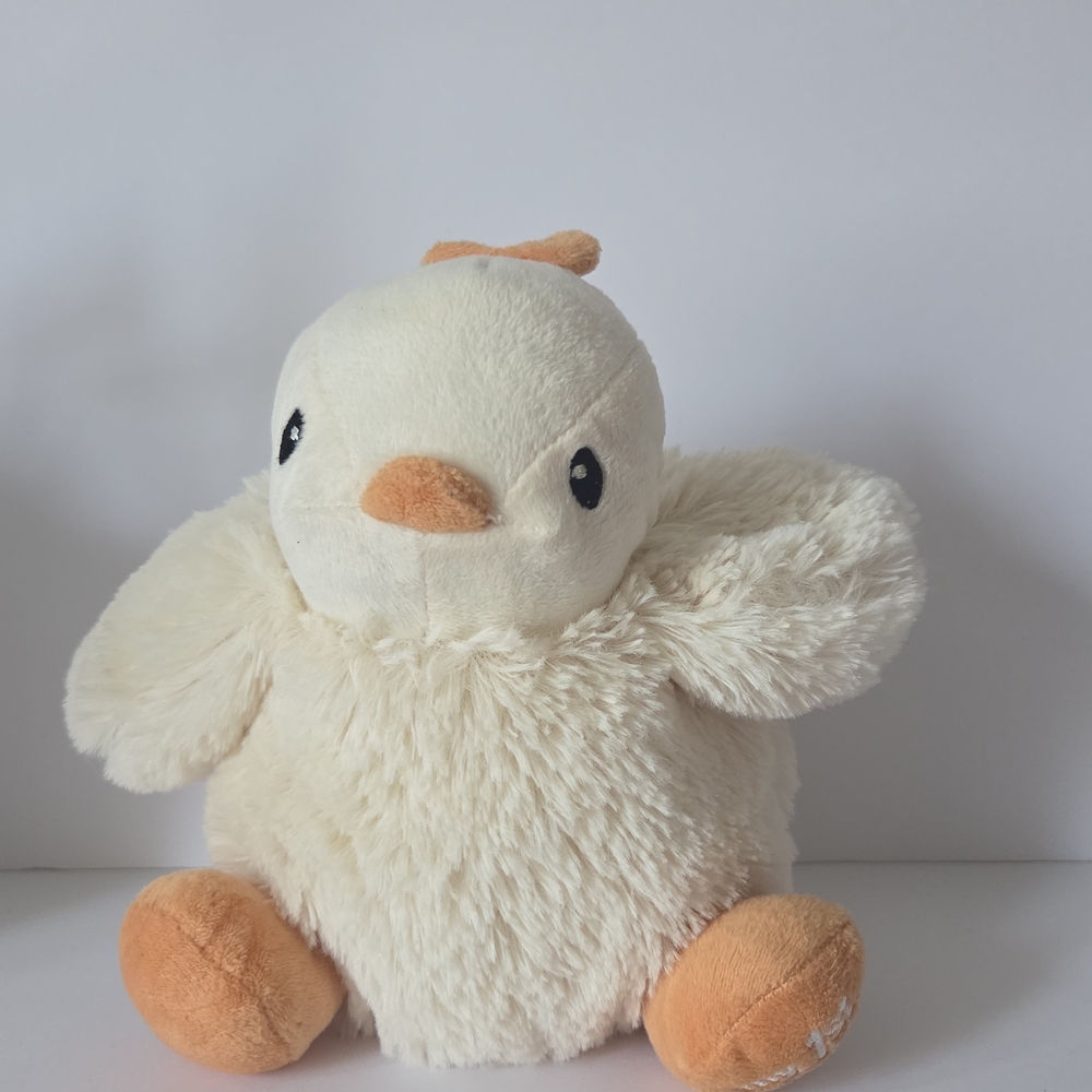 Rene Rofe Baby Cream and Orange Chick Plush Toy